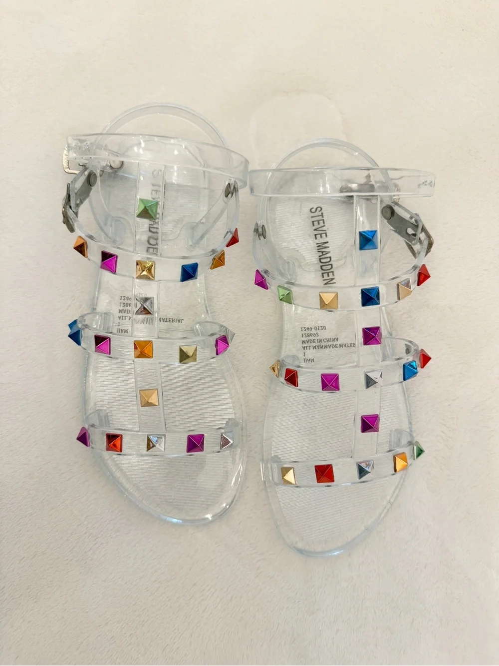 Steve Madden transparent jelly